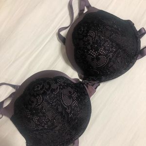 Lace Bra With Cutout Detailing